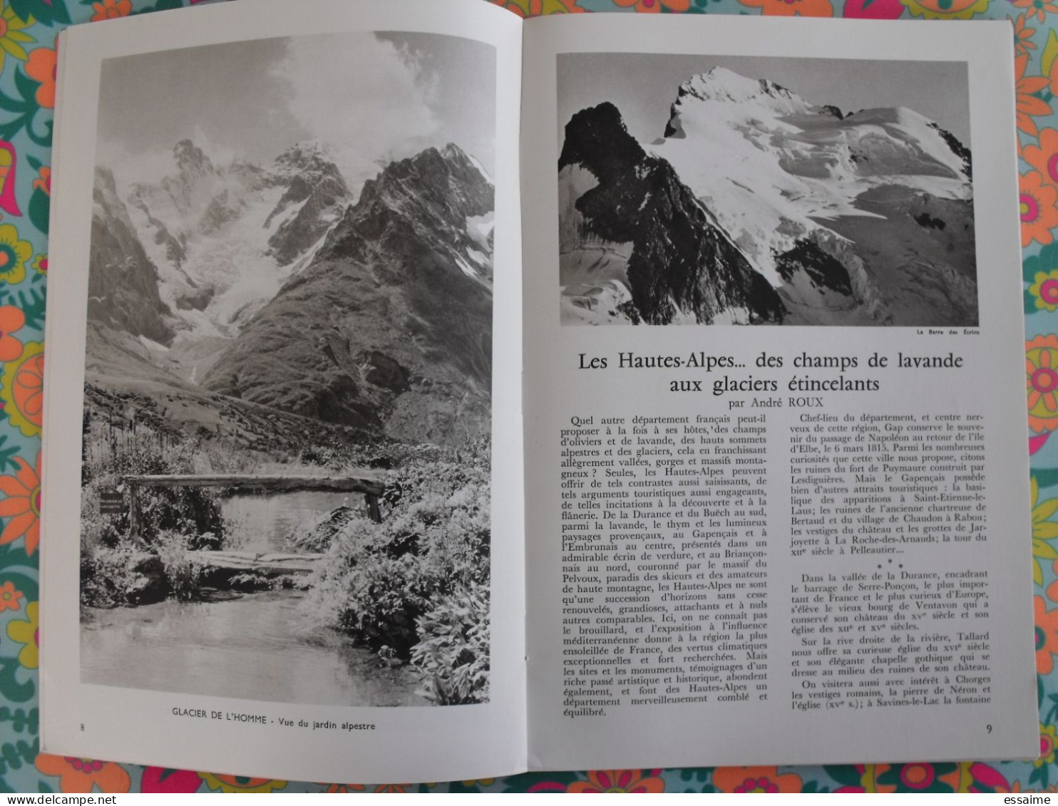 La France à Table N° 142. 1969. Hautes-alpes. Meije Pelvoux Briançon Bacchu-ber Veynes Embrun Gap Chorges. Gastronomie - Tourismus Und Gegenden