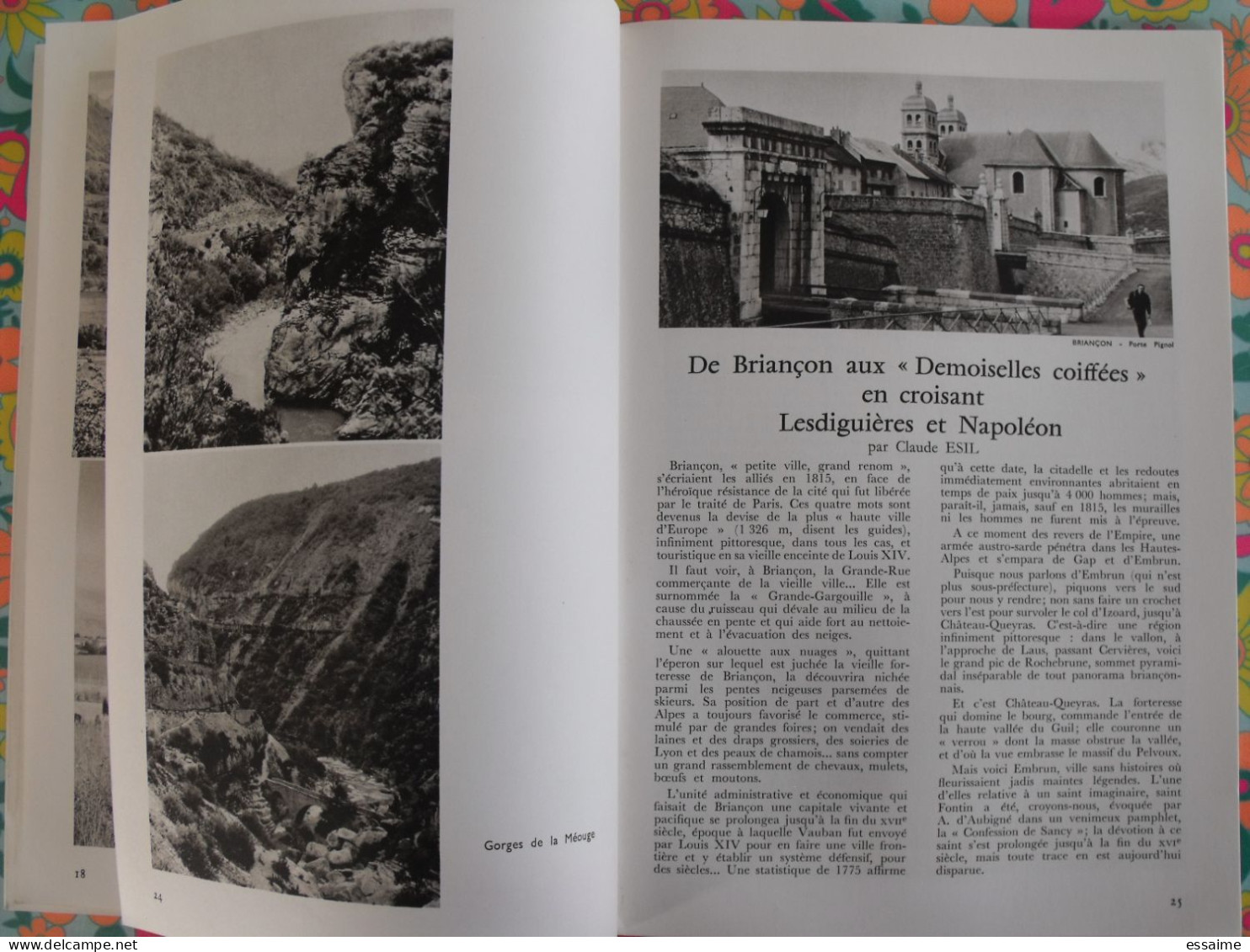 La France à table n° 142. 1969. hautes-alpes. meije pelvoux briançon bacchu-ber veynes embrun gap chorges. gastronomie