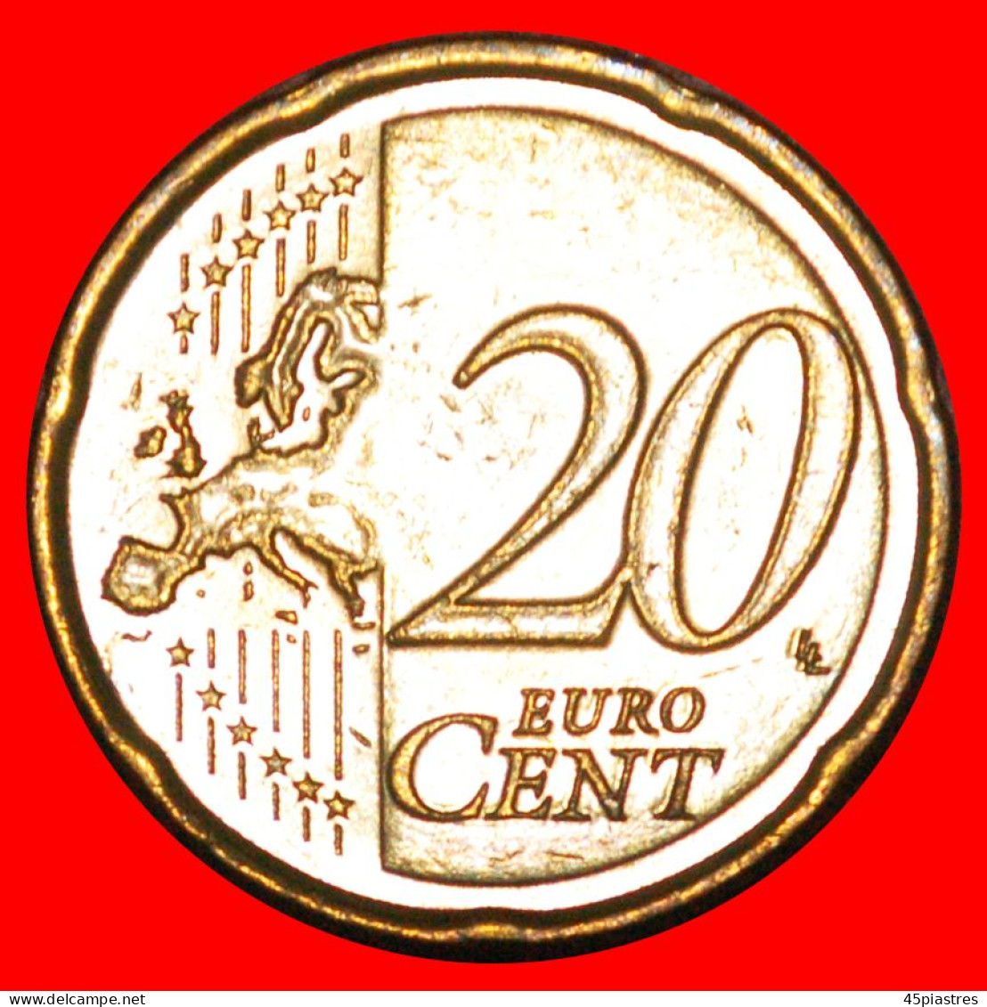 * GREECE (2008-2022): CYPRUS  20 CENT 2014! SHIP NORDIC GOLD MINT LUSTRE! UNCOMMON YEAR! · LOW START · NO RESERVE! - Cyprus