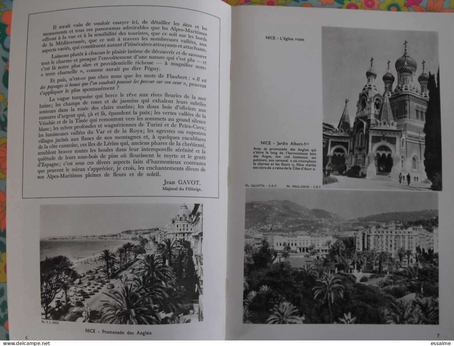 La France à Table N° 144. 1970. Alpes-maritimes. Nice Cannes Villefranche Grasse Vence Cagnes Beuil. Gastronomie - Tourisme & Régions