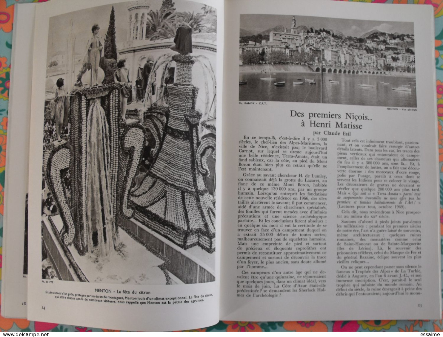 La France à table n° 144. 1970. alpes-maritimes. nice cannes villefranche grasse vence cagnes beuil. gastronomie