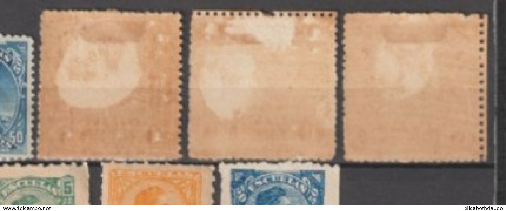 VENEZUELA - 1882/1911 - PETITE COLLECTION TIMBRES FISCAUX-POSTAUX ** / * / (*) MNH / MH / SANS GOMME - Venezuela