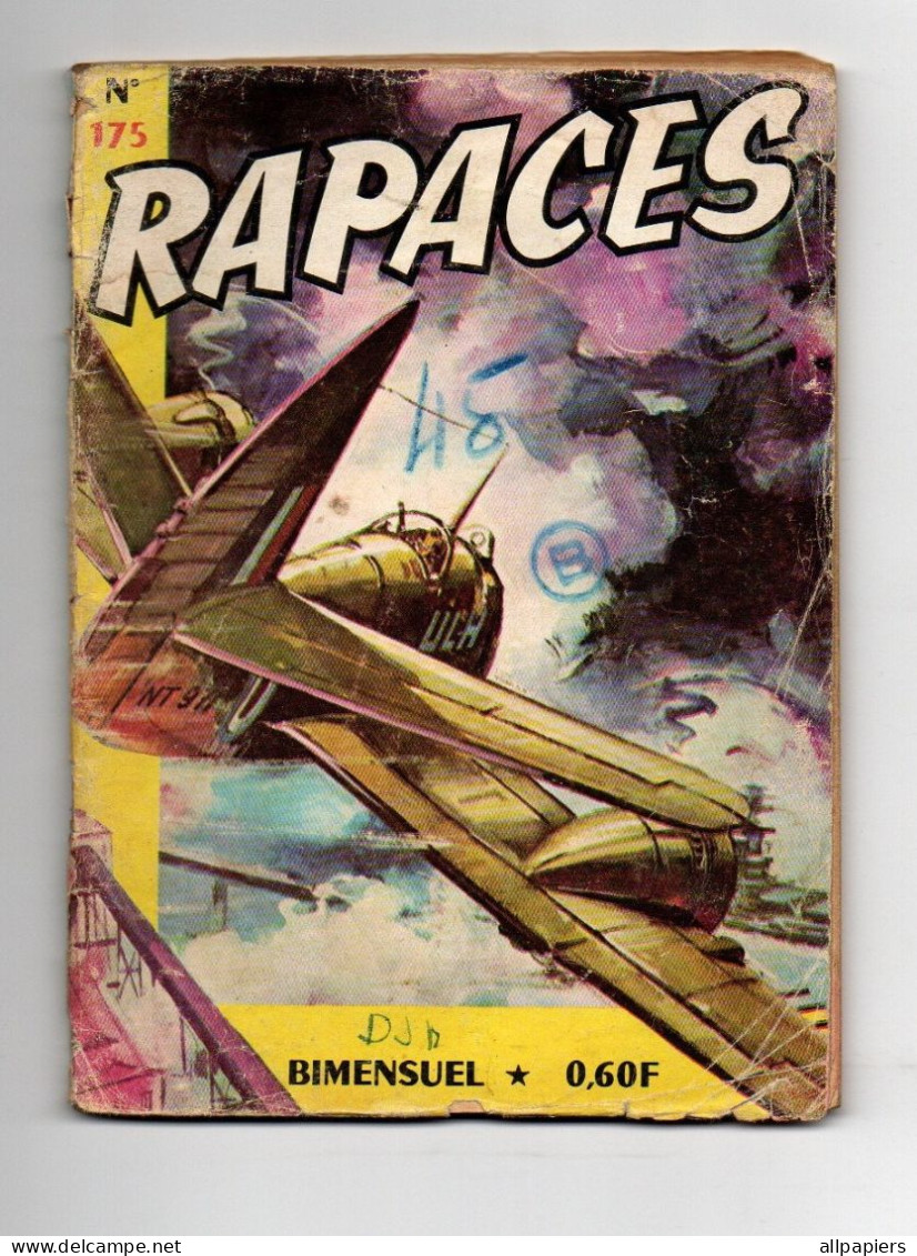 Rapaces N°175 L'épreuve Du Feu - Les Indicateurs - éditions Impéria De 1968 - Rapaces