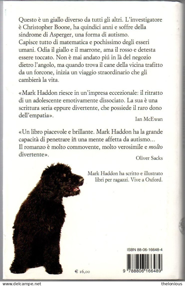 # Mark Haddon - Lo Stano Caso Del Cane Ucciso A Mezzanotte - 2003 1° Ediz. - Grote Schrijvers