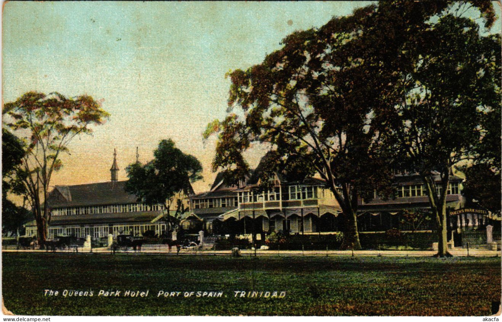 PC CPA TRINIDAD, PORT OF SPAIN, THE QUEENS PARK HOTEL, POSTCARD (b11291) - Trinidad