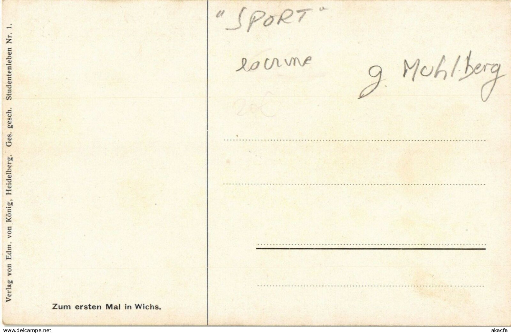 PC CPA Sport, Fencing, Vintage Postcard (b13173) - Schermen