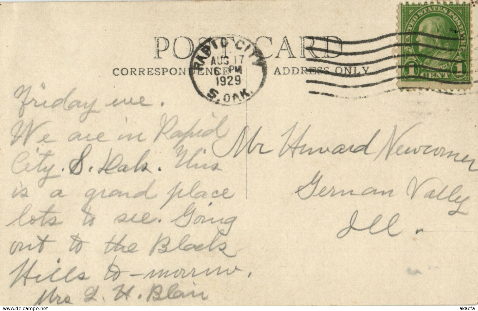 PC CPA US, SD, ON NEEDLES ROAD, STATE HIGHWAY, REAL PHOTO Postcard (b14896) - Other & Unclassified