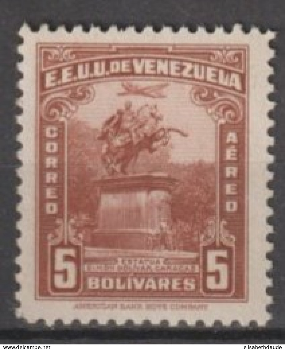 VENEZUELA - 1940 - POSTE AERIENNE YVERT N°157 ** MNH - COTE = 28 EUR - Venezuela