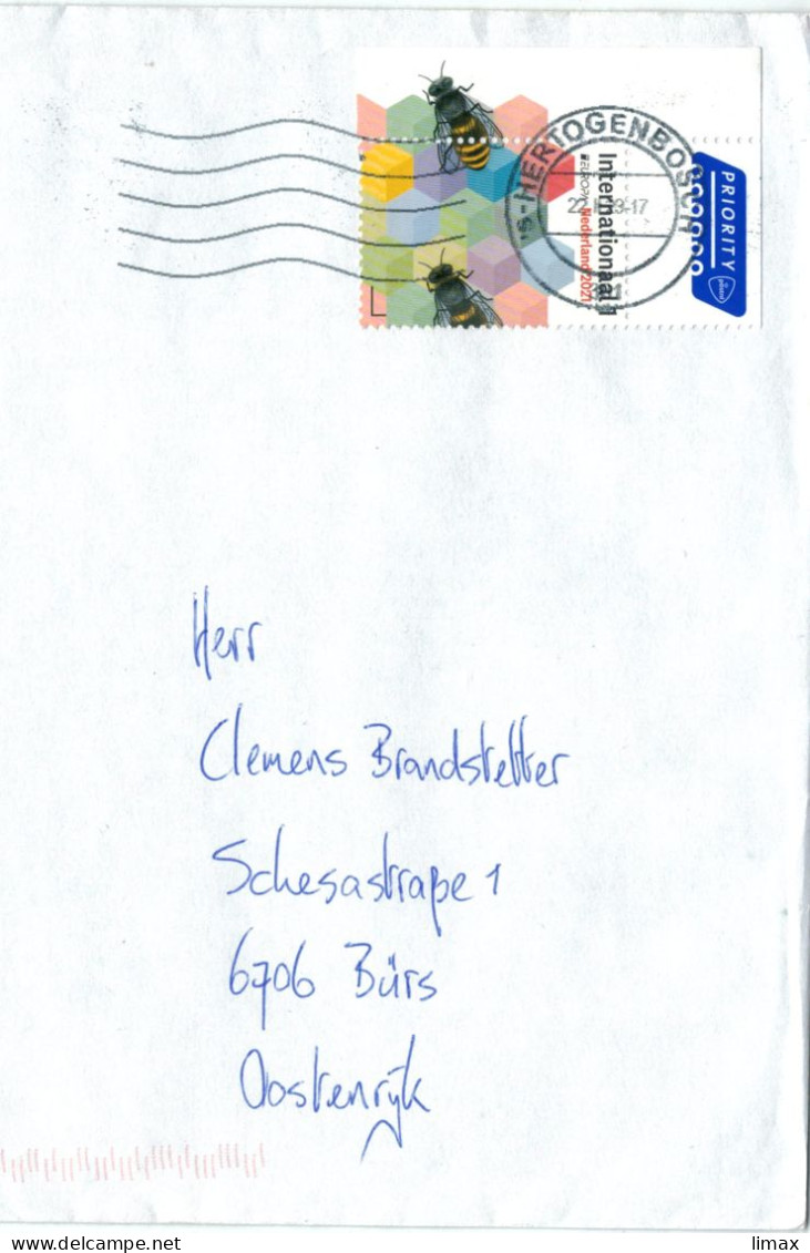 BST Hertogenbosch 2023 Bienen Waben Mit Allonge - Storia Postale