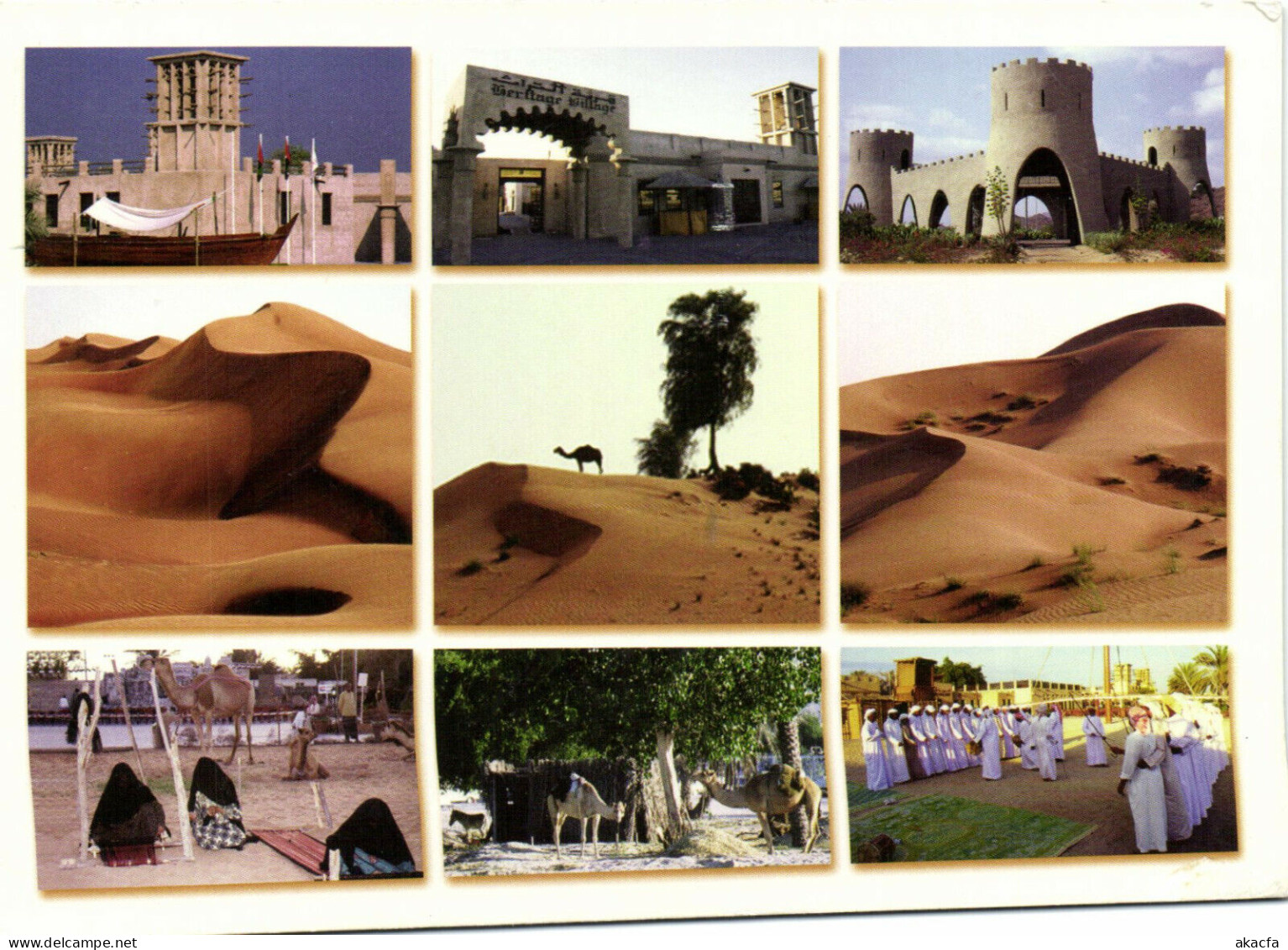 PC CPA UAE, SCENES FROM THE EMIRATES, REAL PHOTO Postcard (b16733) - Ver. Arab. Emirate