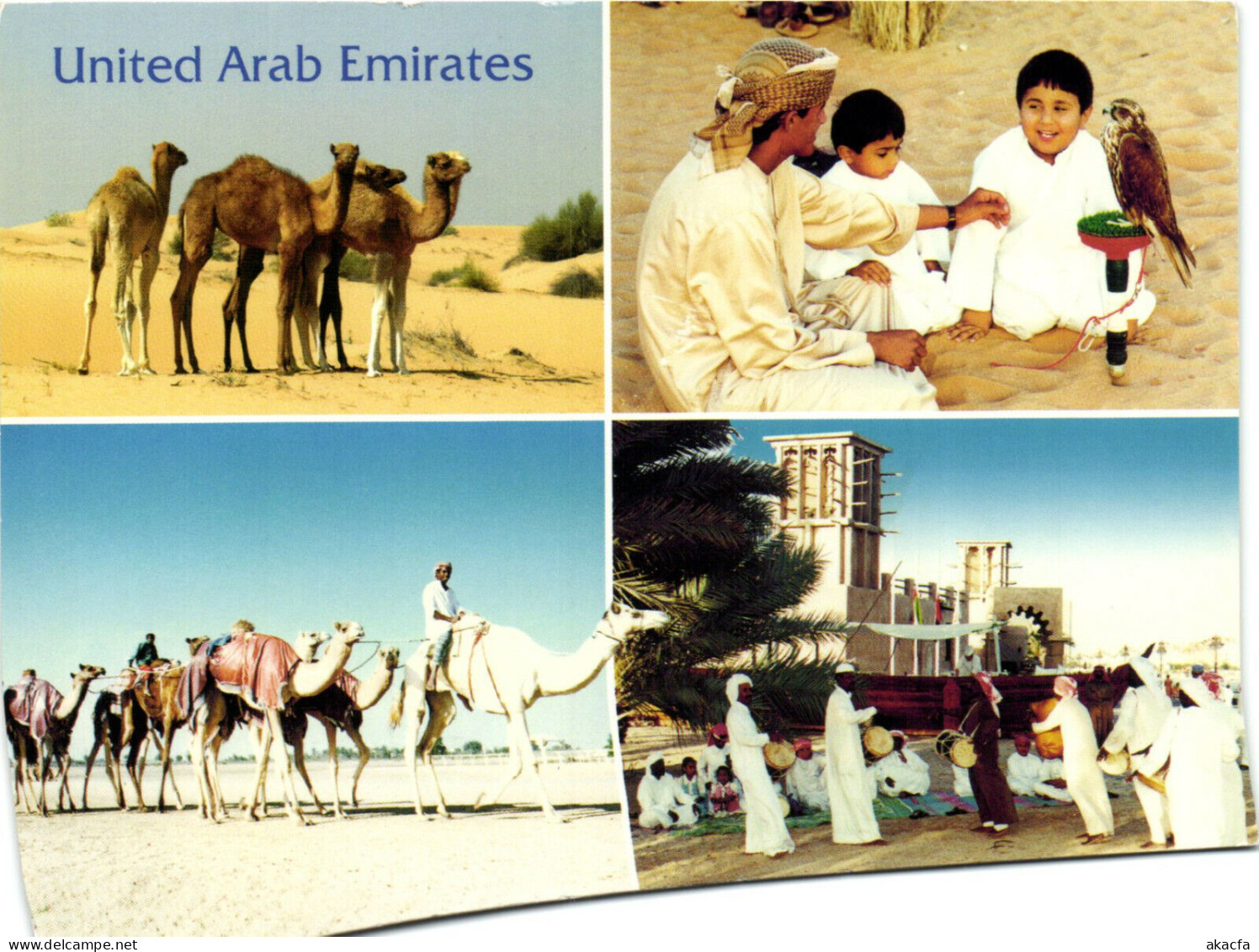 PC CPA UAE, SCENES FROM THE EMIRATES, REAL PHOTO Postcard (b16734) - Emirats Arabes Unis