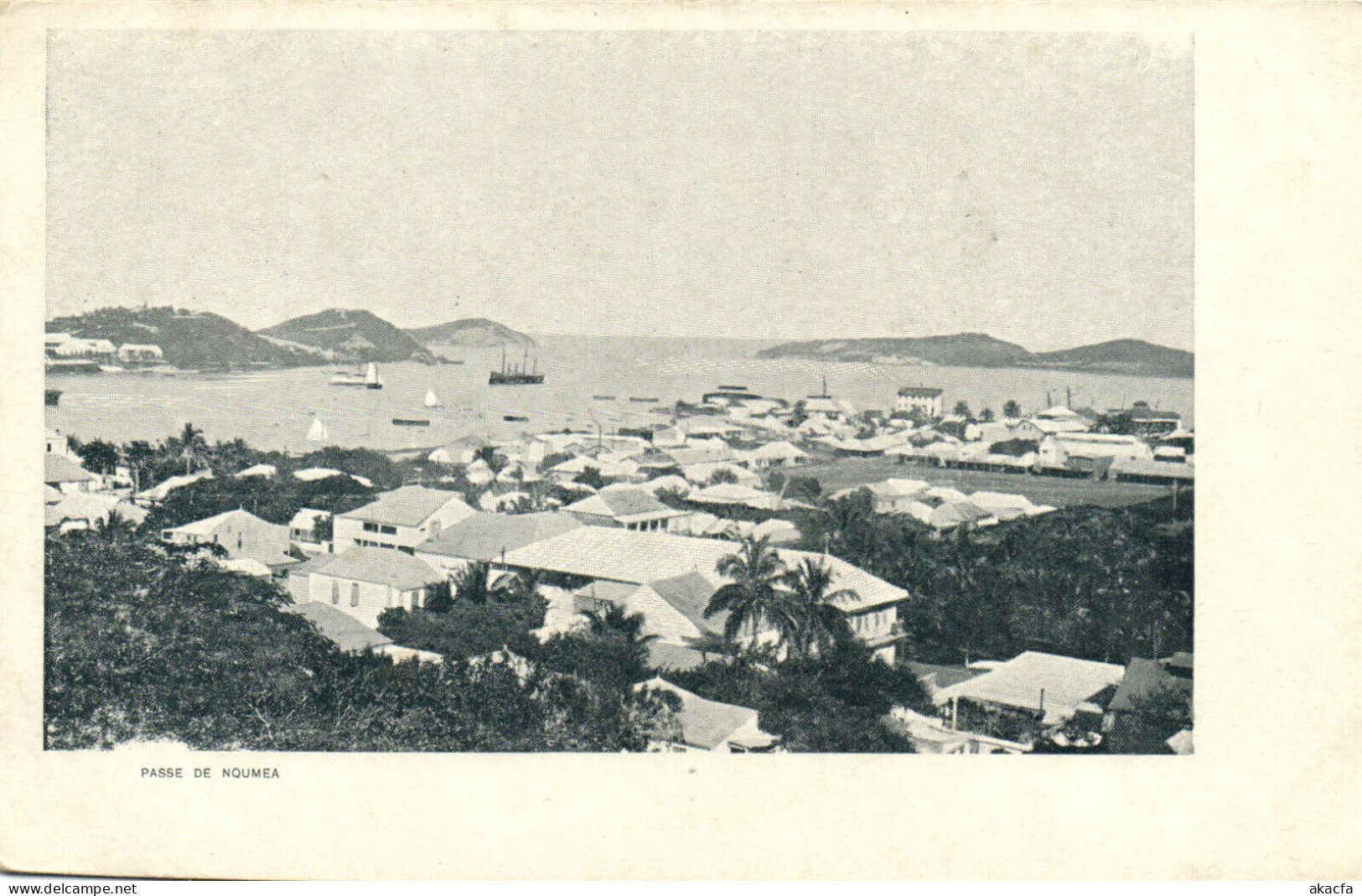 PC CPA NEW CALEDONIA, PACIFIC, PASSE DE NOUMEA, Vintage Postcard (b19336) - Nouvelle Calédonie