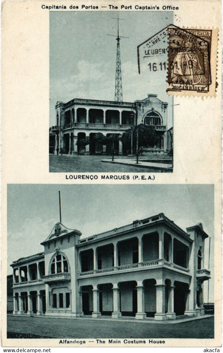 PC CPA MOZAMBIQUE, LOURENCO MARQUES, PORT CAPTAIN'S OFFICE, POSTCARD (b20748) - Mozambique