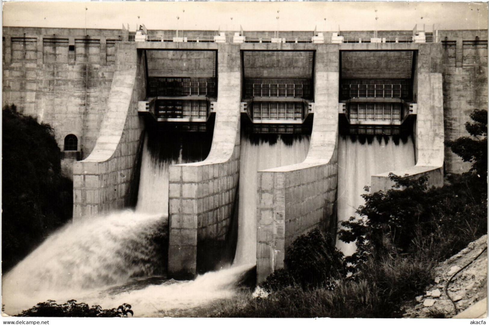 PC CPA ANGOLA / PORTUGAL, BARRAGEM, CAP. TÉOFILO DUARTE, Postcard (b21626) - Angola