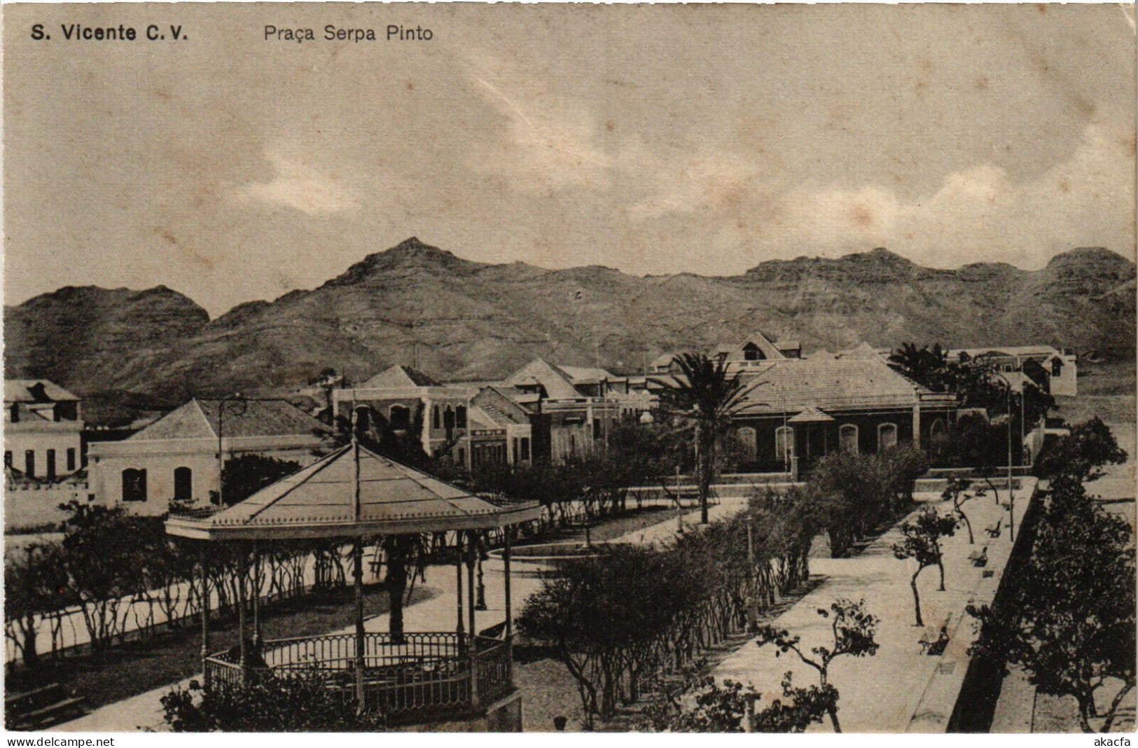 PC CPA CAPE VERDE / PORTUGAL, S. VICENTE, SERPA PINTO,Vintage Postcard (b21716) - Cap Vert