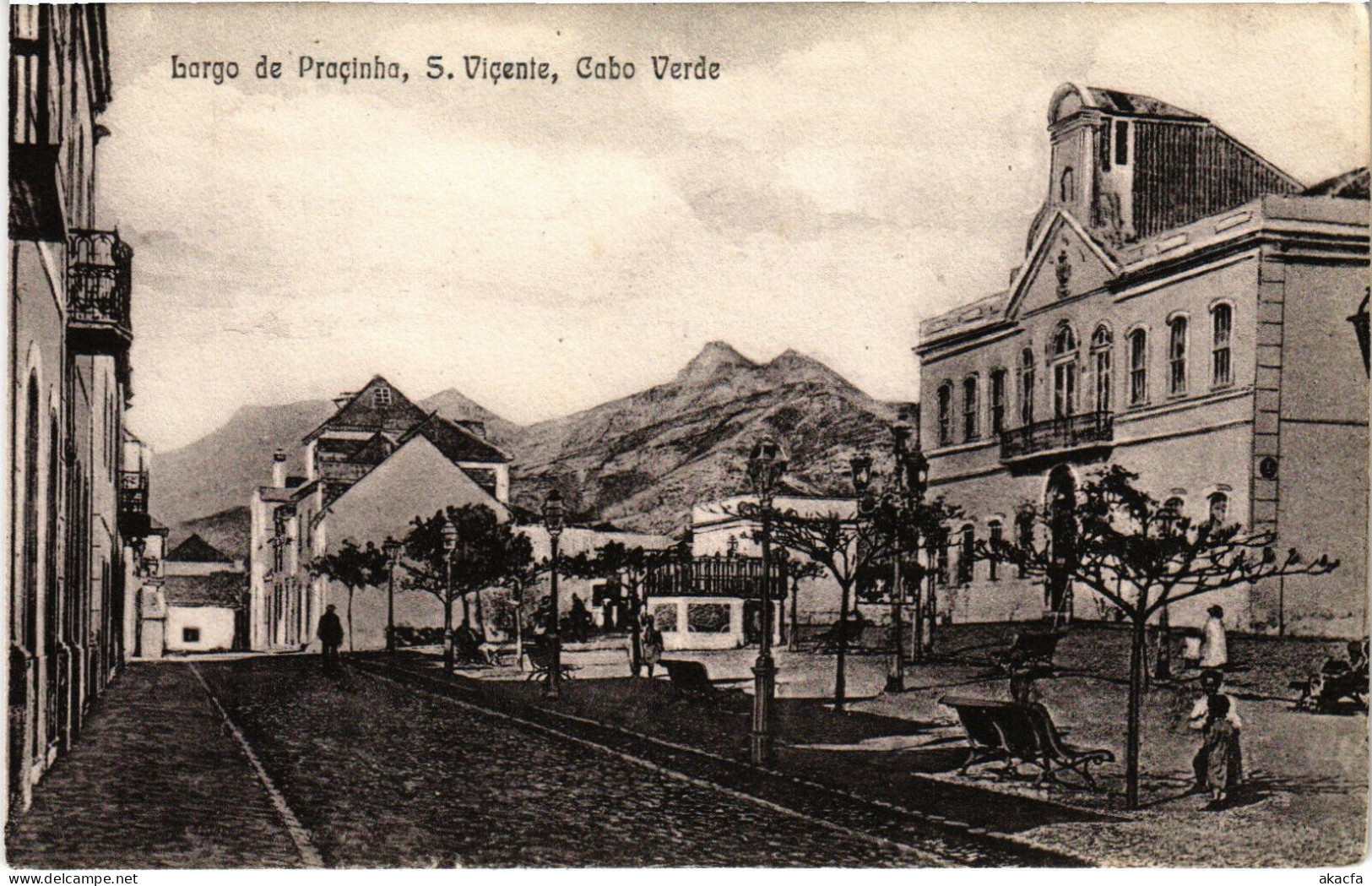 PC CPA CAPE VERDE / PORTUGAL, S. VICENTE, LARGO DE PRACINHA, (b21730) - Cap Vert