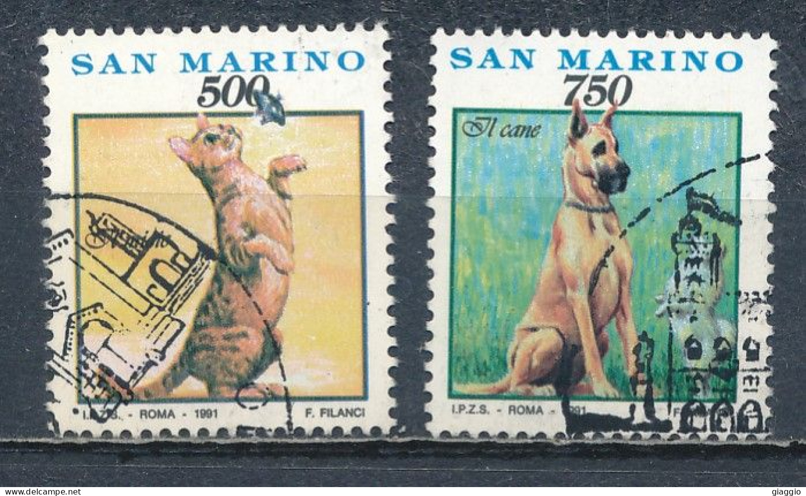°°° SAN MARINO - Y&T N°1273/75 - 1991 °°° - Used Stamps