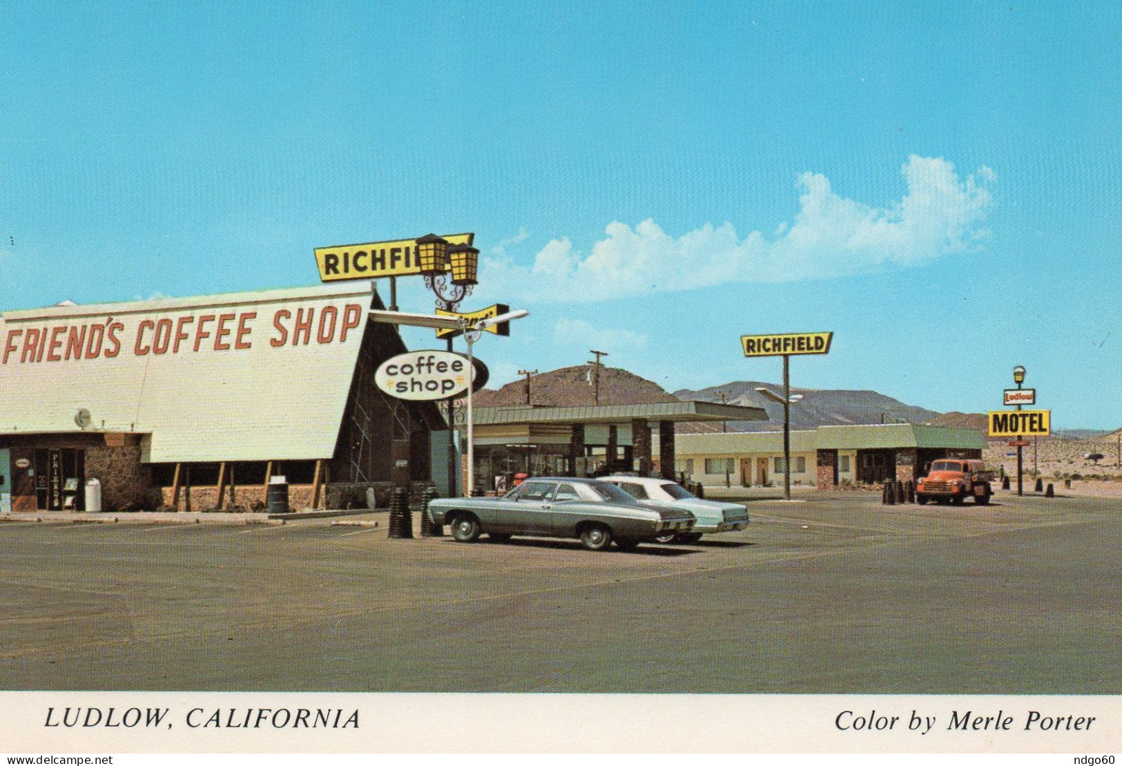 California - Ludlow " Friend's Coffee Shop " - Route ''66'