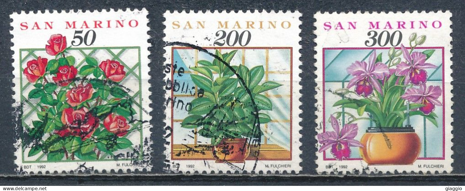 °°° SAN MARINO - Y&T N°1296/98 - 1992 °°° - Used Stamps