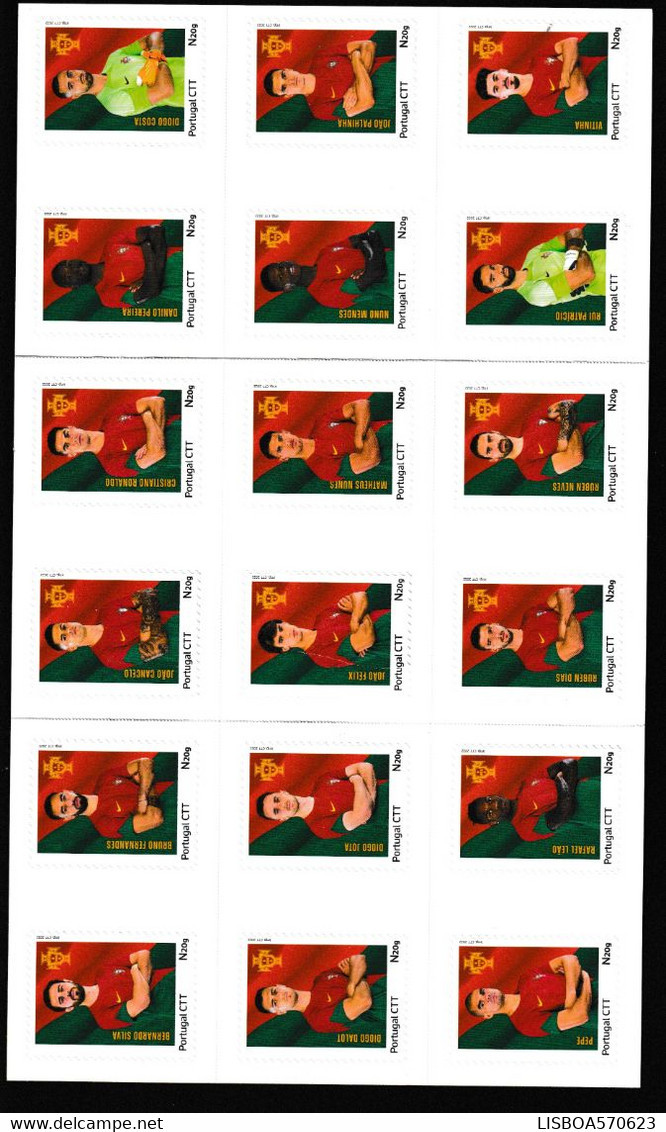 PORTUGAL CARNET FOOTBALL MNH COUPE DU MONDE AU QUATAR 2022 - 2022 – Qatar