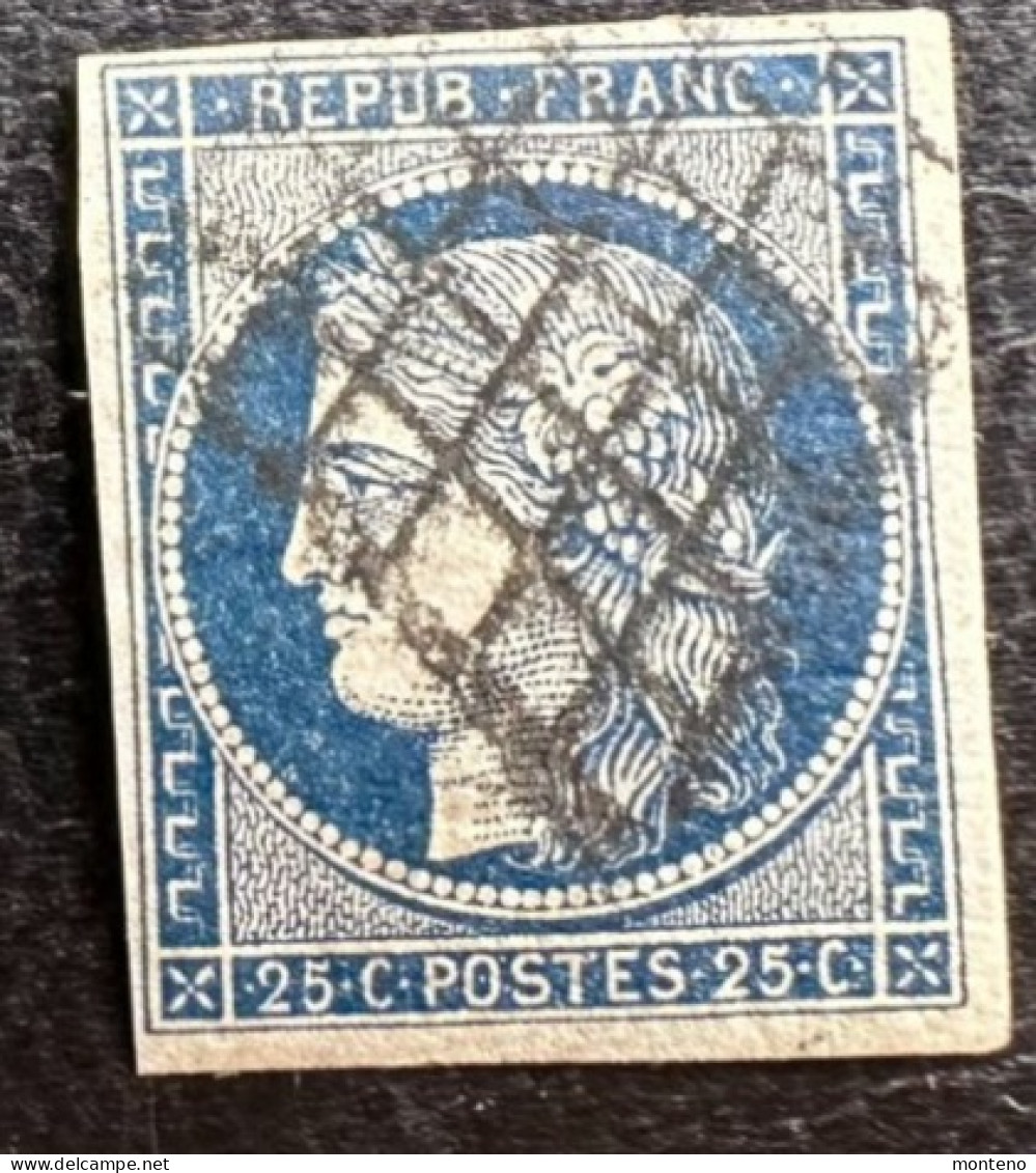 France 1850   Y Et T 4a  O  Céres  Mi 4 - 1849-1850 Ceres