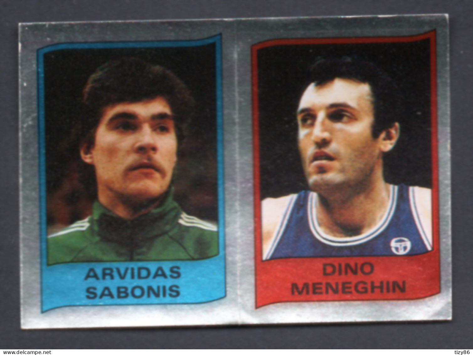 Figurina Panini Supersport 1986 - N° 108 - Arvidas Sabonis E Dino Meneghin (basket) - 1980-1989