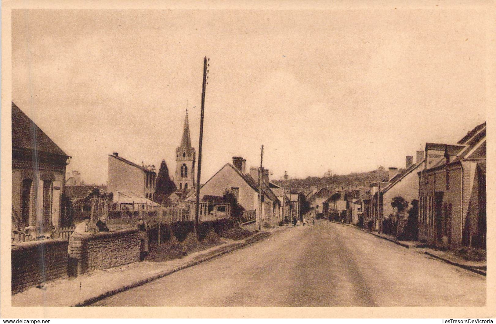 FRANCE - 72 - VIBRAYE - Rue Xavier Boutet - Edition Garreau - Carte Postale Ancienne - Vibraye