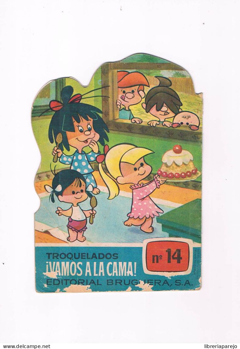 Cuento Troquelado Antiguo Familia Telerin Vamos A La Cama 14 El Pastel De Maripi 1965 - Libros Infantiles Y Juveniles