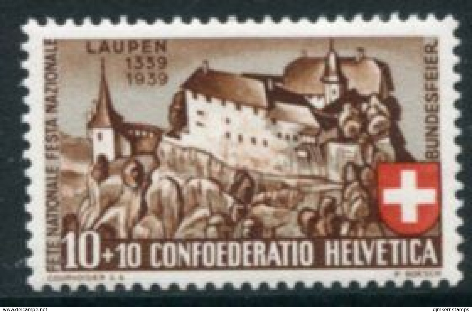 SWITZERLAND 1939 Pro Patria: Battle Of Laupen MNH / **  . Michel 356 - Ungebraucht