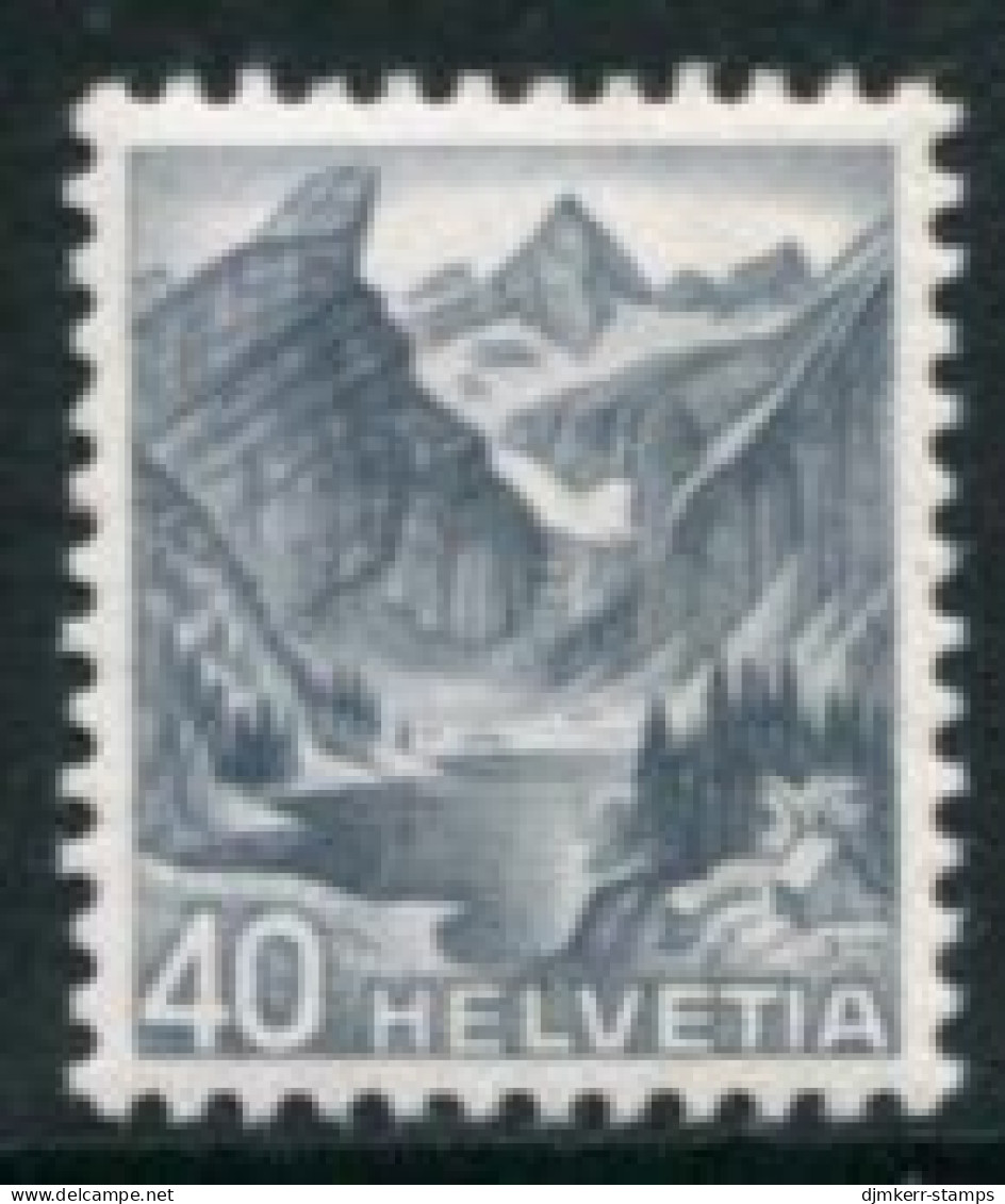SWITZERLAND 1936 Landscape Definitive 40 C. LHM / *.  Michel 305 - Nuovi