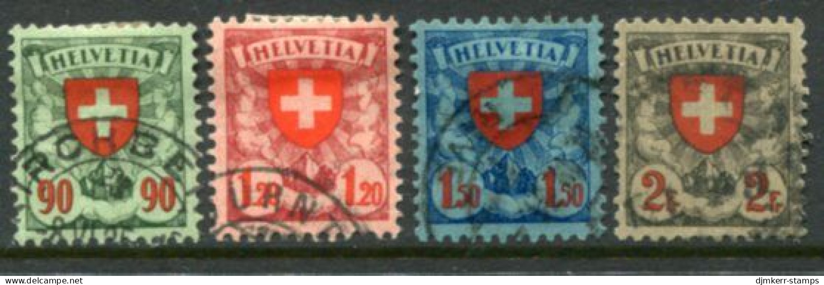 SWITZERLAND 1924 Arms Definitives  Used. Michel 194x-97x - Used Stamps