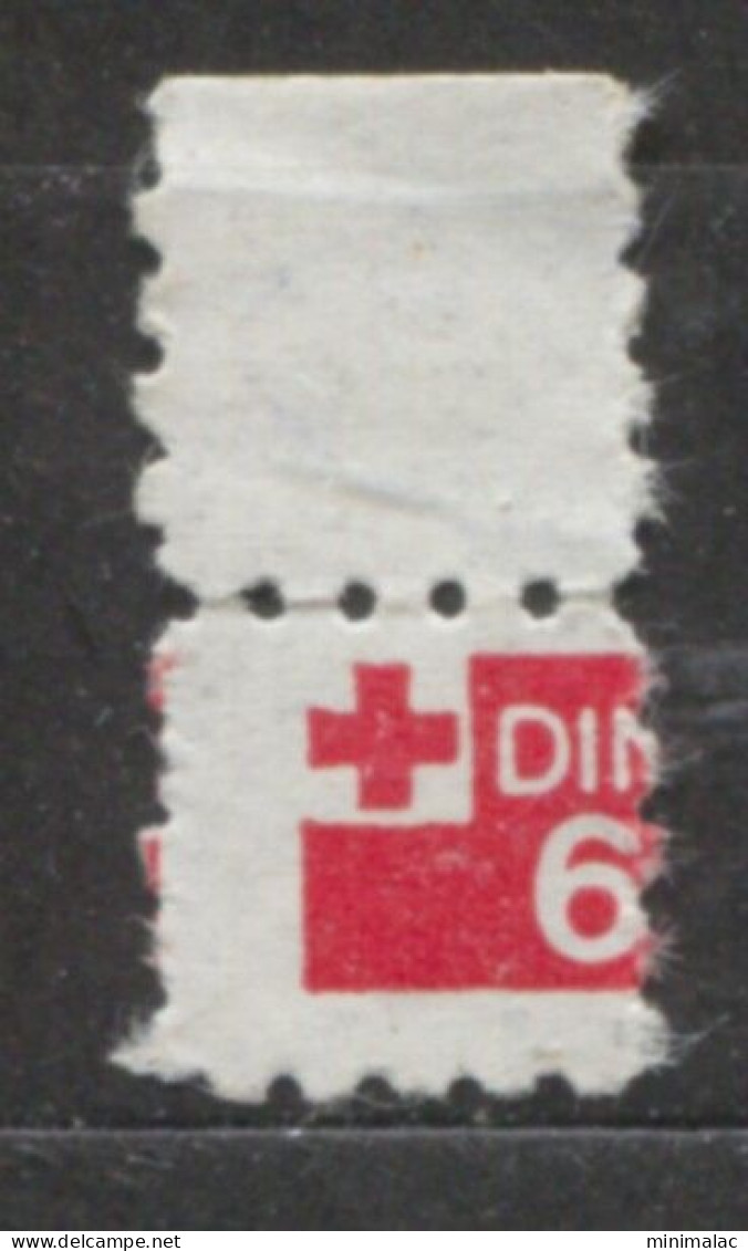 Yugoslavia  , Stamp For Membership, Red Cross, Administrative Stamp Revenue, Tax Stamp, Din 6 - Dienstmarken