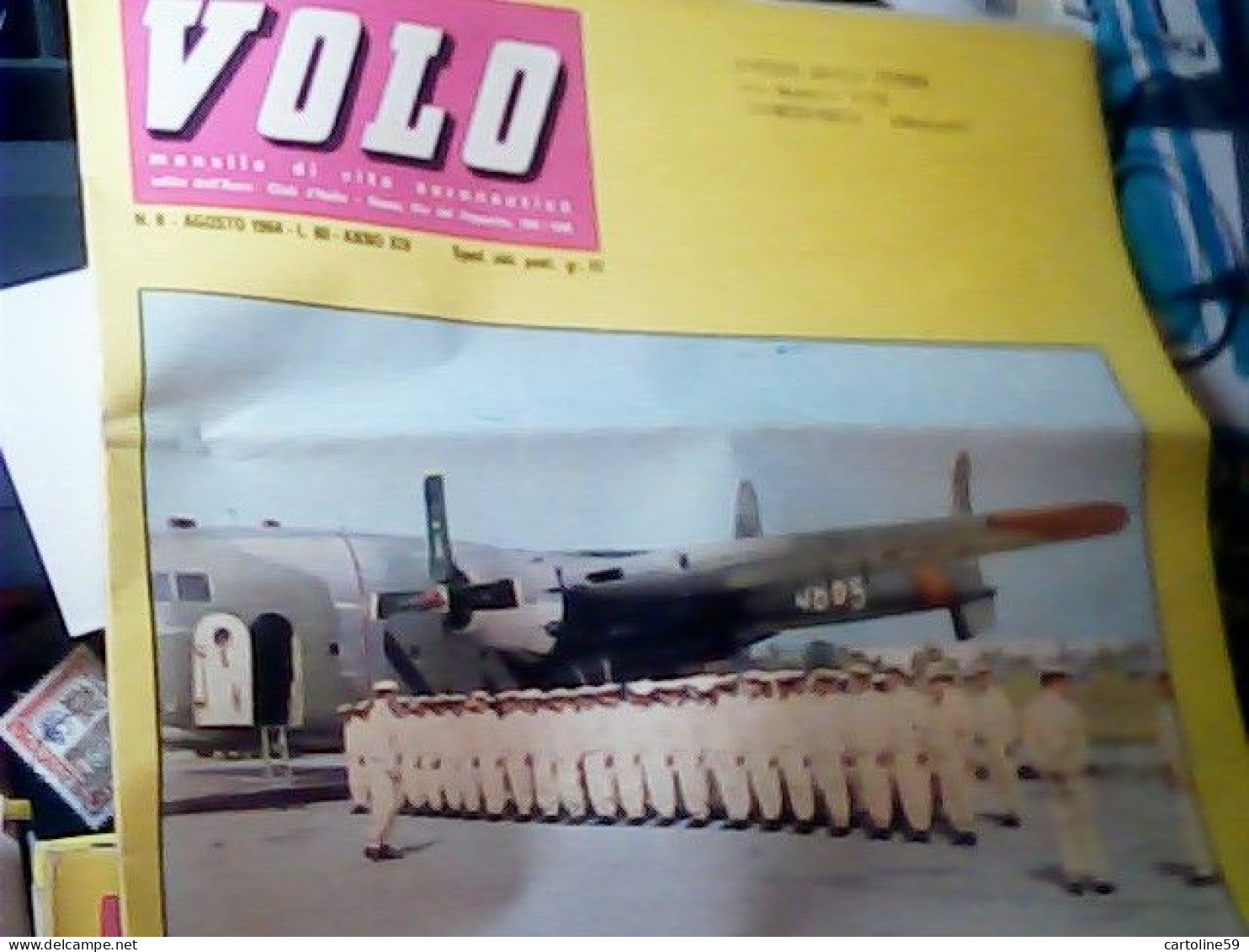 VOLO Rivista AEREI MENSILE AVIAZIONE MILITARE E CIVILE N°8 1964 JH10692 - Moteurs