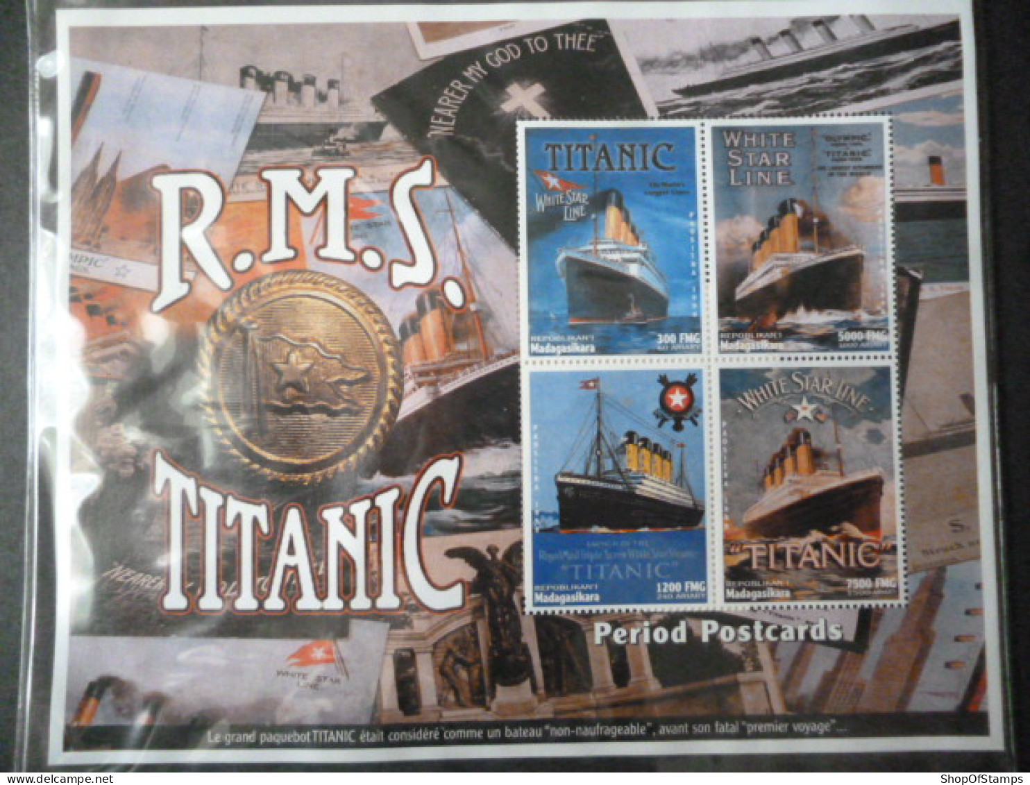 MADAGASCAR TITANIC - Used Stamps