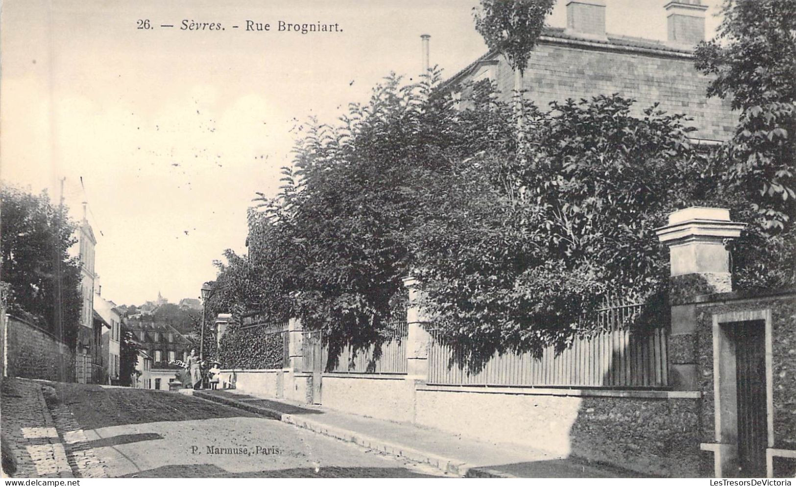 FRANCE - 92 - SEVRES - Rue Brogniart - Carte Postale Ancienne - Sevres