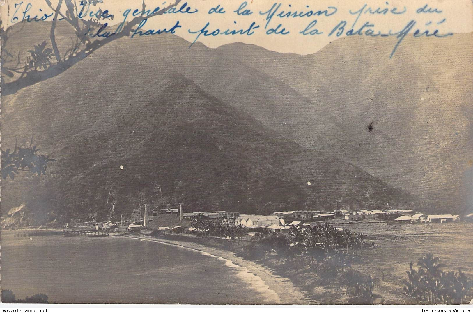 Nouvelle Calédonie - Thio - Vue Générale De La Mission Prise Du Plus Haut Point - Carte Photo - Carte Postale Ancienne - Nueva Caledonia