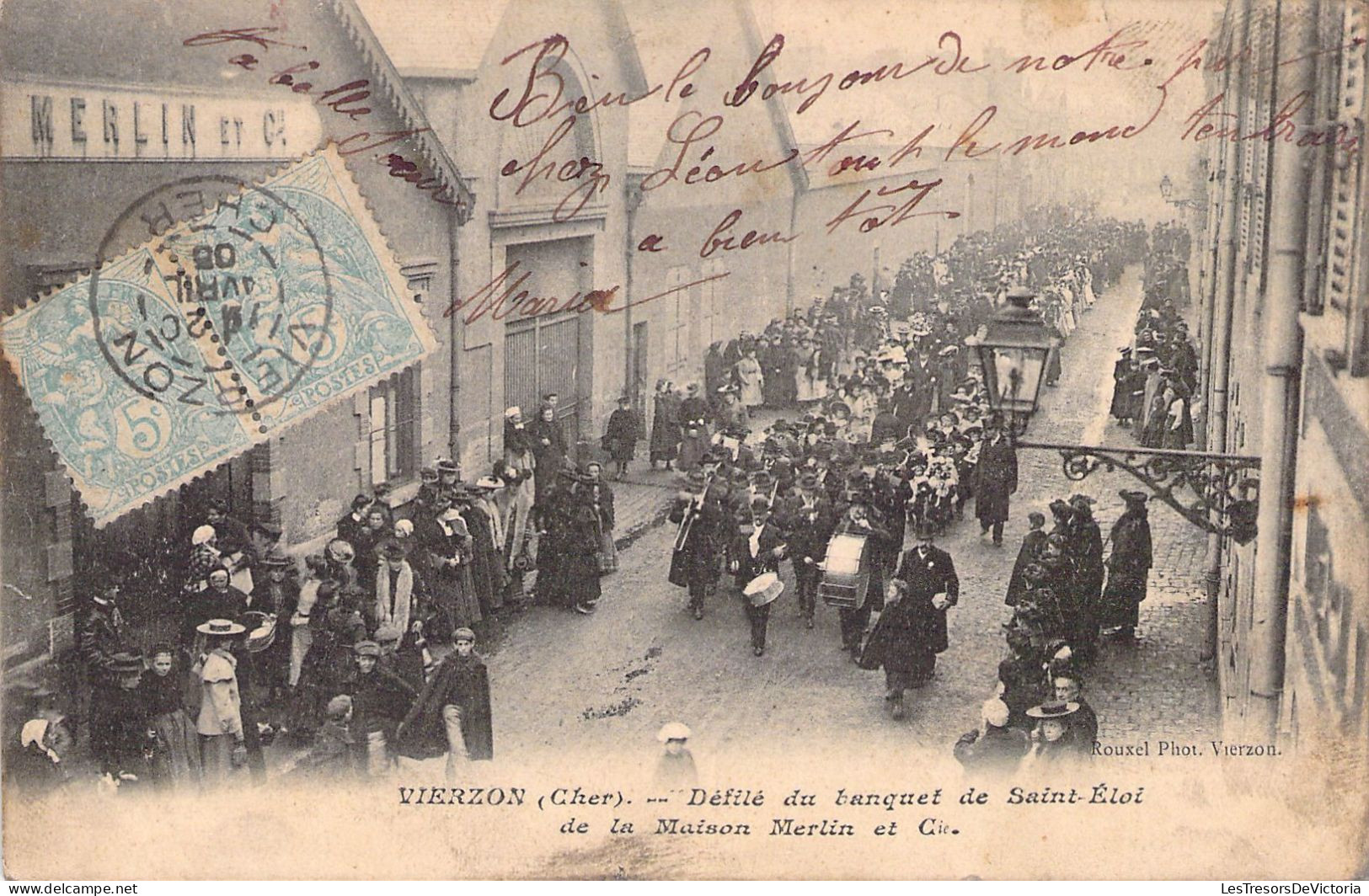 FRANCE - 18 - MEHUN SUR YEVRE - Avenue De La Gare - La Gendarmerie - Carte Postale Ancienne - Mehun-sur-Yèvre
