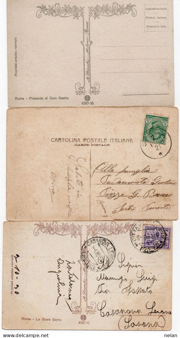 LOTTO - ROMA -  F.P. - STORIA POSTALE - Collezioni & Lotti