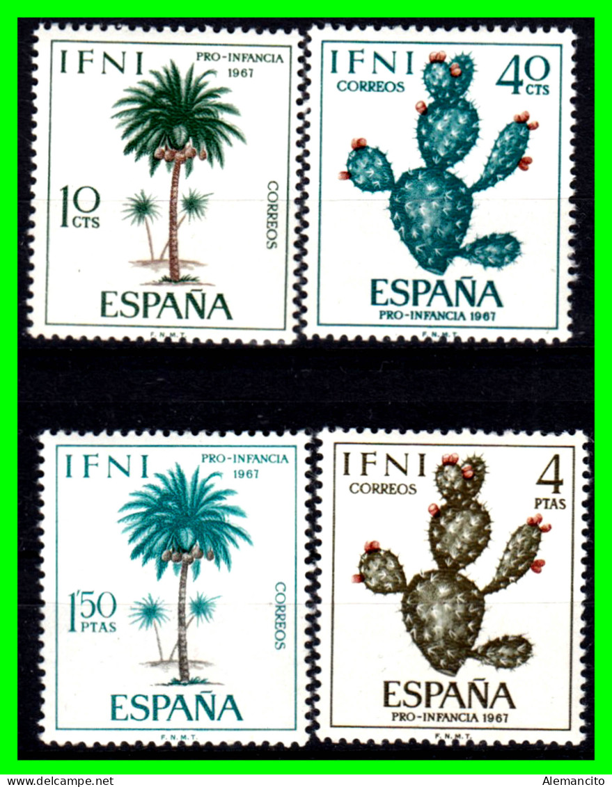 ESPAÑA COLONIAS ESPAÑOLAS ( IFNI ESPAÑOL AFRICA ) SELLOS AÑO 1967 FLORA - NUEVOS - - Ifni