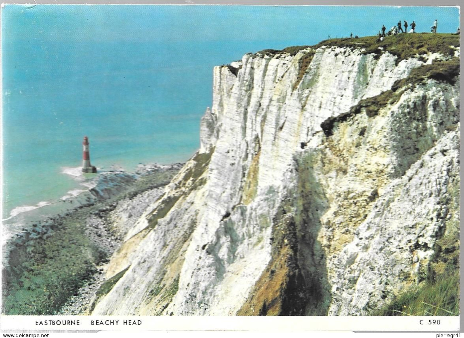 CPA-1965-ANGLETERRE-SUSSEX-EASTBOURNE- La FALAISE -et Le PHARE-Vue Générale- TBE - Arundel