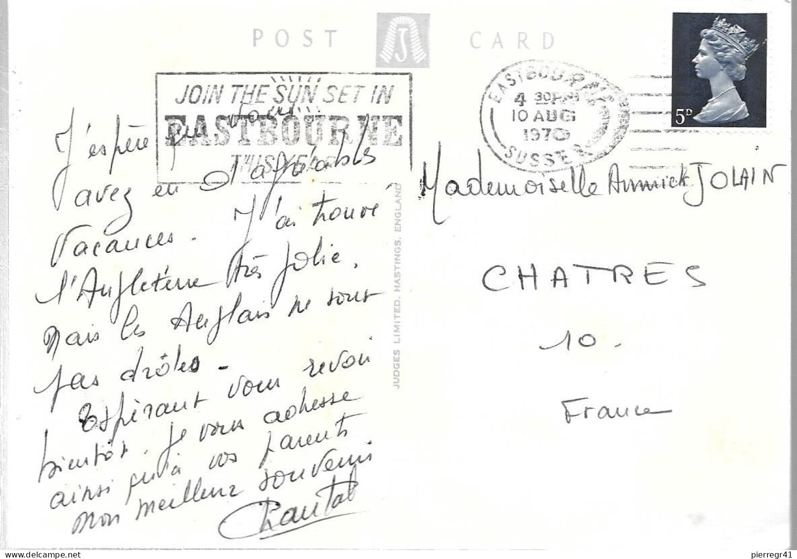 CPA-1965-ANGLETERRE-SUSSEX-EASTBOURNE- La FALAISE -et Le PHARE-Vue Générale- TBE - Arundel
