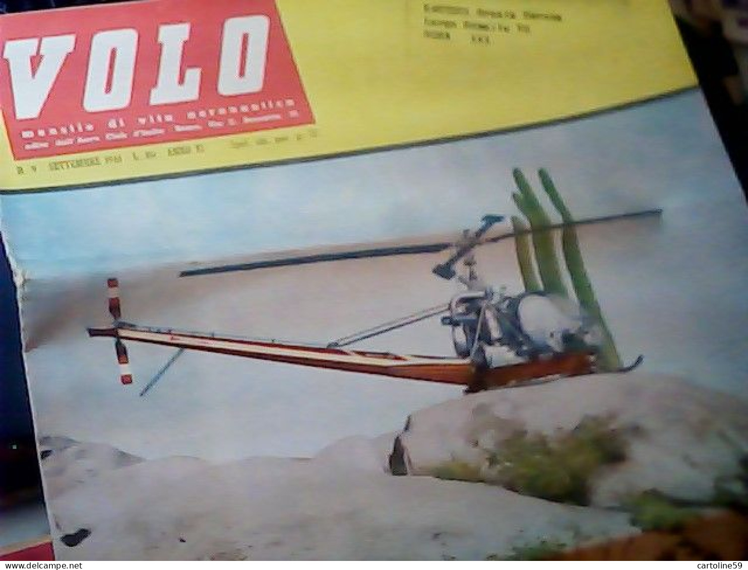 VOLO Rivista AEREI MENSILE AVIAZIONE MILITARE E CIVILE N°9 1961 JH10715 - Moteurs