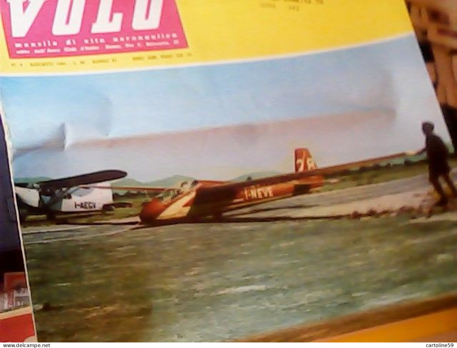 VOLO Rivista AEREI MENSILE AVIAZIONE MILITARE E CIVILE VELA  N°8 1961 JH10716 - Engines