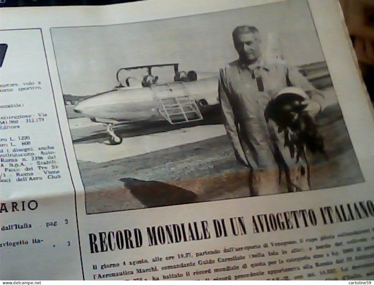 VOLO Rivista AEREI MENSILE AVIAZIONE MILITARE E CIVILE VELA  N°8 1961 JH10716 - Engines