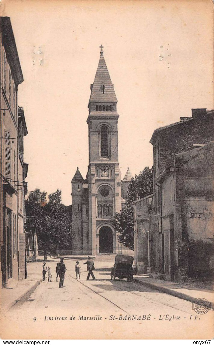 SAINT-BARNABE-Quartier De MARSEILLE 12 ème  Arrt-Bouches-du-Rhône-13-L' Eglise Edition Guiraud - Saint Barnabé, Saint Julien, Montolivet