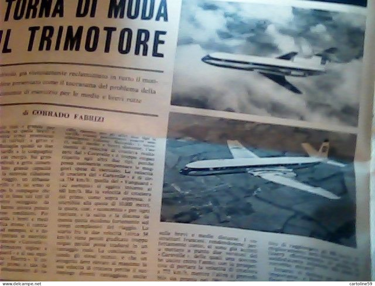 VOLO Rivista AEREI MENSILE AVIAZIONE MILITARE E CIVILE n°4 1960 JH10721