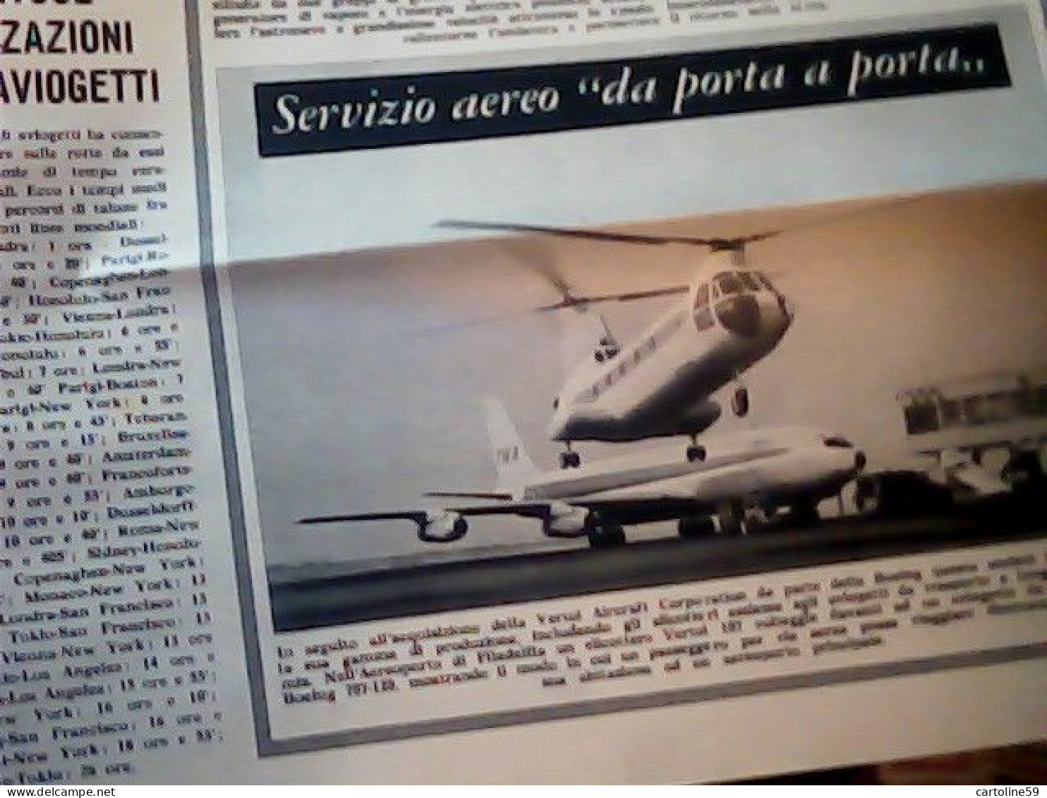 VOLO Rivista AEREI MENSILE AVIAZIONE MILITARE E CIVILE n°4 1960 JH10721