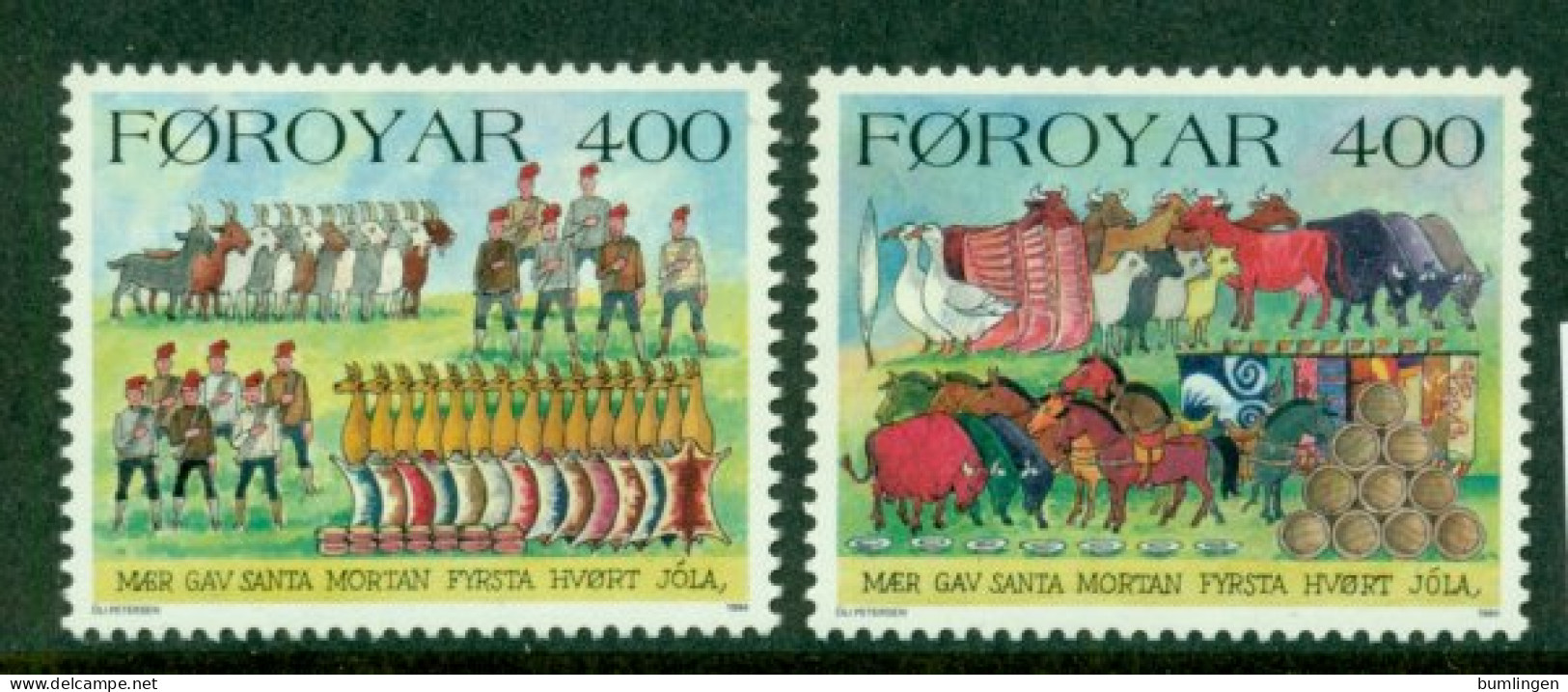 FAROE ISLANDS 1994 Mi 270-71** Farming – Farewell From Winter [LA922] - Agriculture