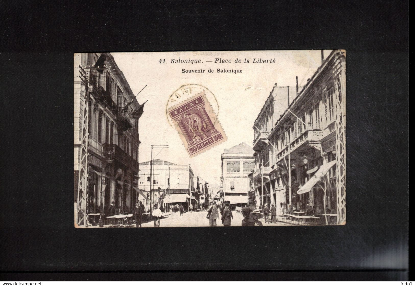 Greece 1918 Interesting Postcard From Salonica To France - Brieven En Documenten