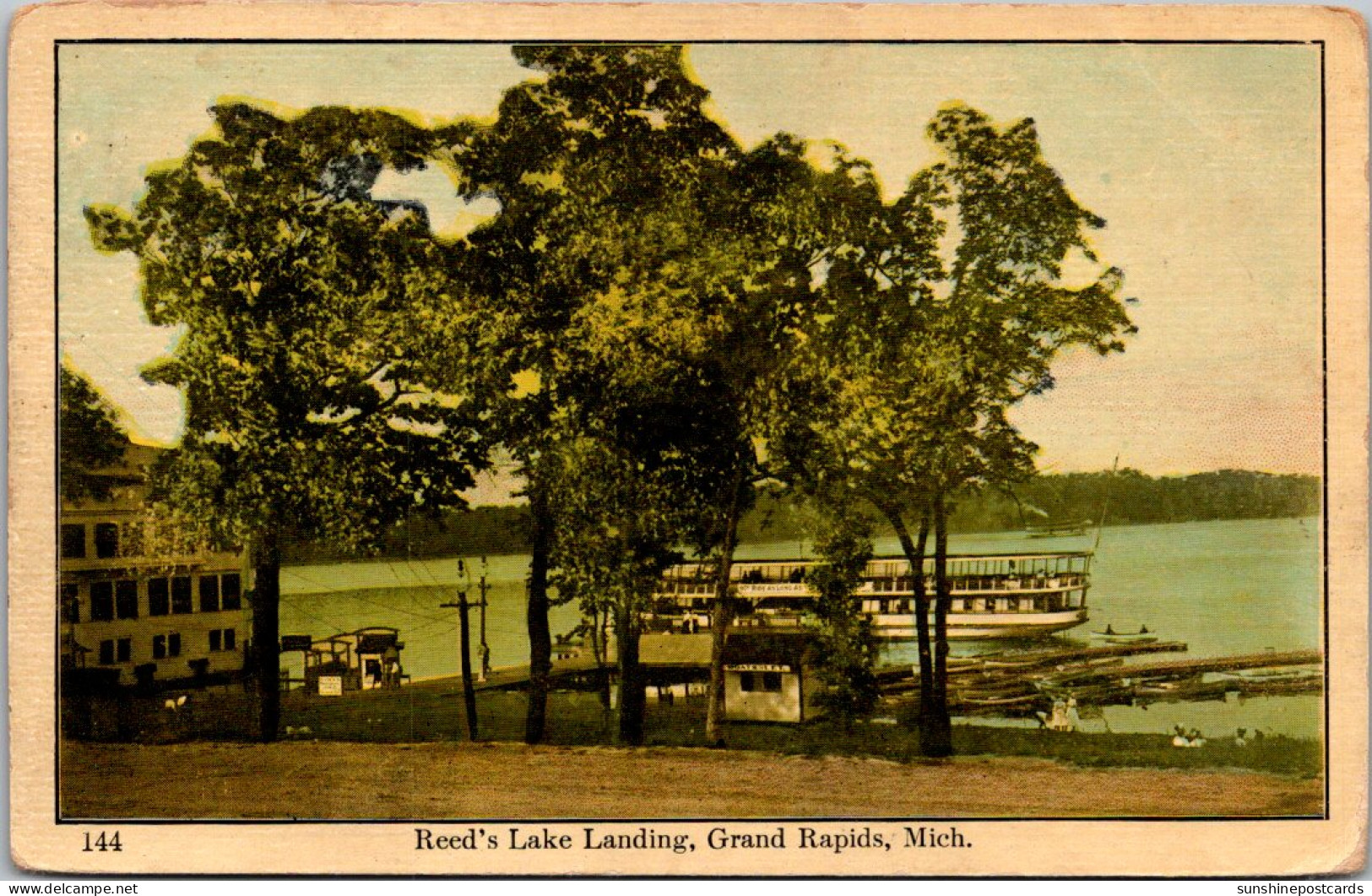 Michigan Grand Rapids Red's Lake Landing 1908 - Grand Rapids